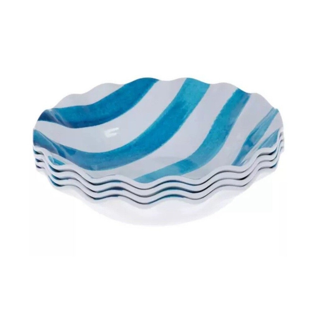 4 Pcs Soup Cereal Salad Bowls Melamine Sz 7.8”x2” New W/tags - Picture 3 of 4
